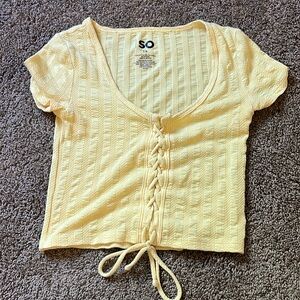 Yellow cute top